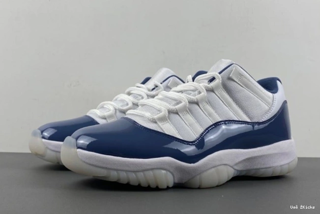 9141 Retro Blue 689  Low 11 (2024) Diffused Jordan FV5104- Minimalist 0807